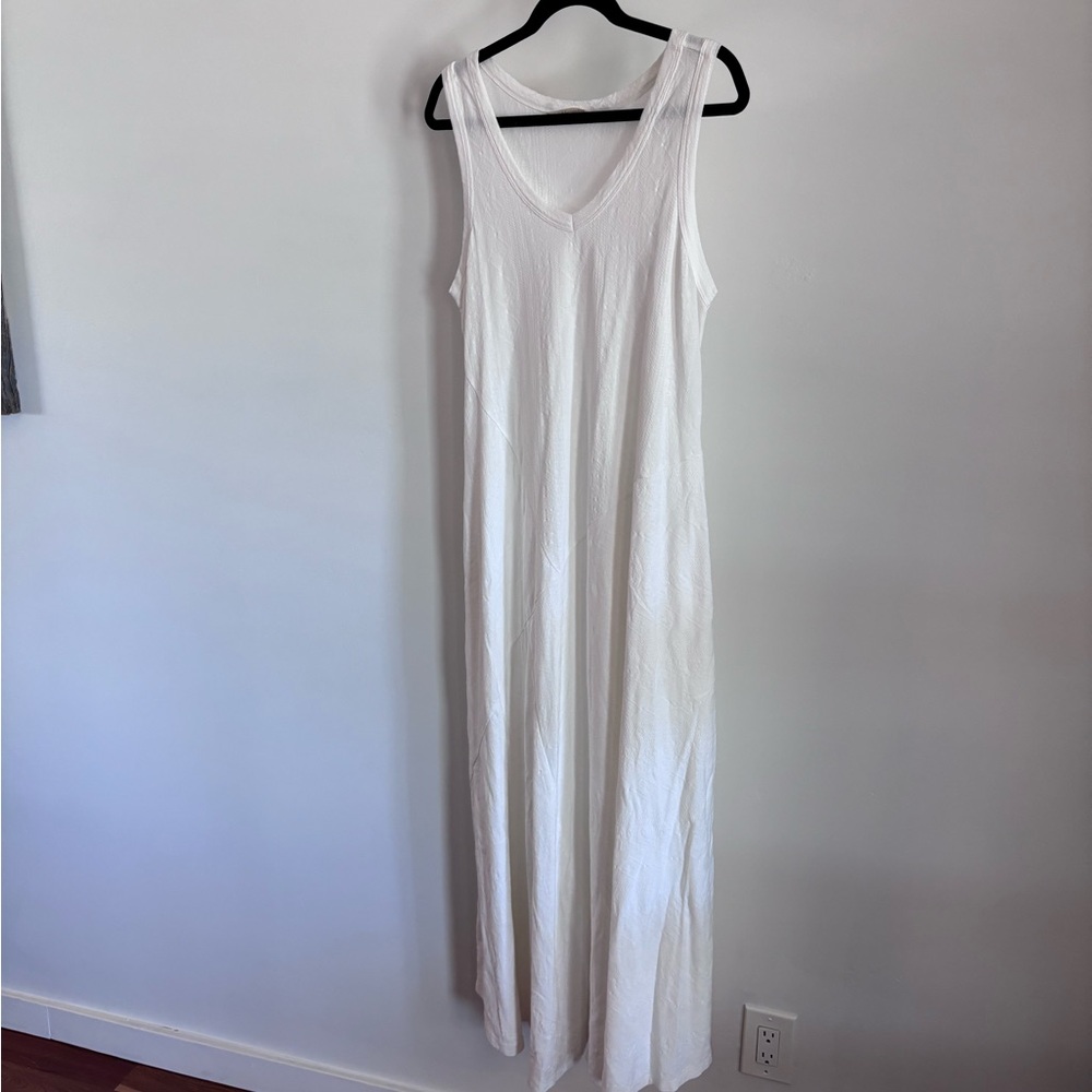 Soft Surroundings- White Textured Dress